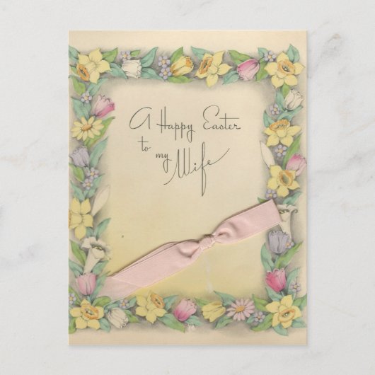  Pasen voor vrouw "Mario" Feestdagenkaart (Voorkant)