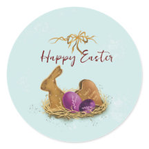 "Pasen Waterverf Bunny op de jacht"