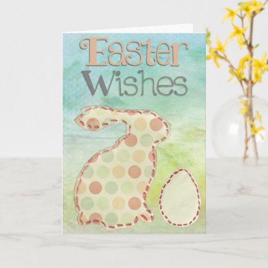 Pasen Wensen Kaart (Gele Bloem)