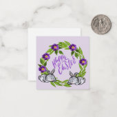 Pasen Wenskaart Notitiekaartje (Voorkant / Achterkant in situ)