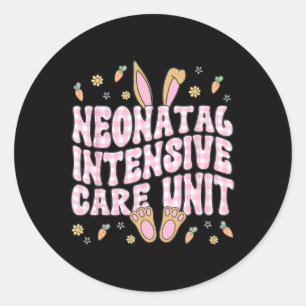 Pasenkonijn op de Neonatale Intensive Care Unit Ni Ronde Sticker