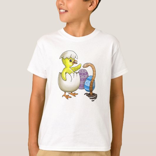Pasenkuiken uit het ei gekomen t-shirt (Voorkant)