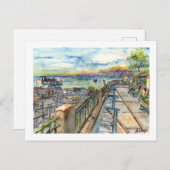 Paseo Gervasoni (acuarela) Briefkaart (Voorkant / Achterkant)