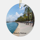 Paseo maritimo - Palma de Mallorca, Spanje Keramisch Ornament (Links)