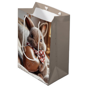 Pasepaas Konijn Met Chocolade Hart Medium Cadeauzakje