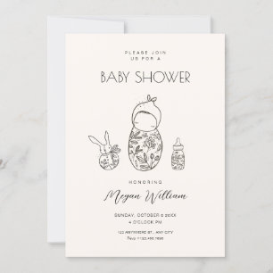 Pasgeboren baby-art kaart
