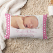 Pasgeboren baby-meisje met geboorte en foto's kussen (Deken)