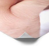 pasgeboren baby met vingers poster (Hoek)