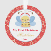 Pasgeboren eerste kerstversiering Baby Ornament (voorkant)