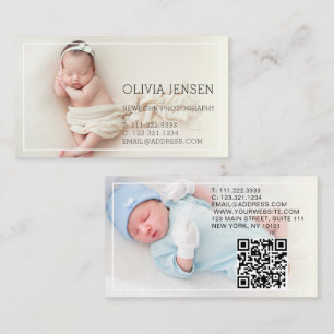 Pasgeboren Fotografie Baby Fotograaf 2 Foto Visitekaartje