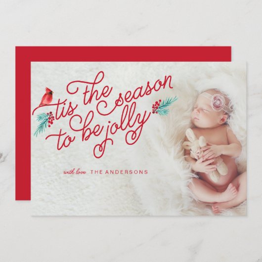 PASGEBOREN Jolly Christmas Season Menu (Voorkant / Achterkant)