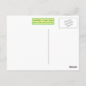 pasgeboren kuiken briefkaart (Achterkant)