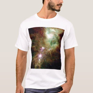Pasgeboren sterren in het kerstboomcluster t-shirt