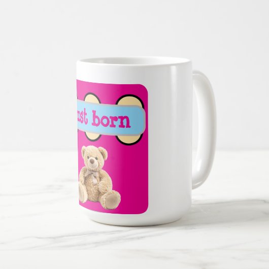Pasgeboren Teddylbeerontwerp Koffiemok (Voorkant rechts)