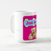 Pasgeboren Teddylbeerontwerp Koffiemok (Voorkant links)