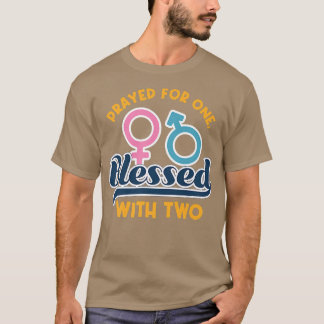 Pasgeboren tweelingen Funny Gezegde Zwangerschap m T-shirt