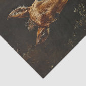 Pasgeboren veulen schilderij Decoupage Tissuepapier (Detail)