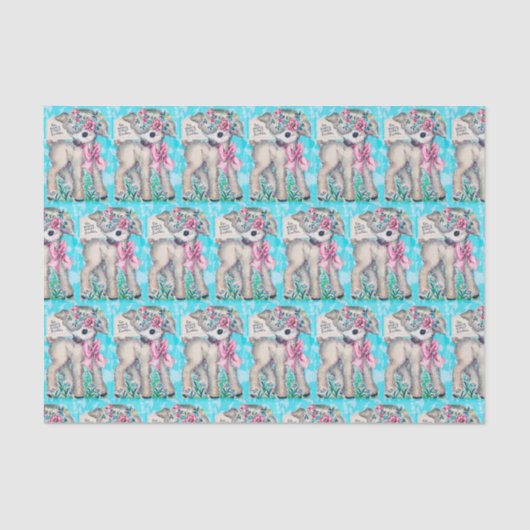 Pasgeborene baby Tissuepapier (Voorkant)