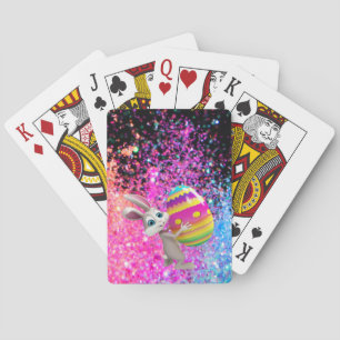 Pasgeborene Paasholiday Sparkle Pokerkaarten