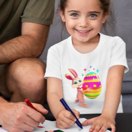 Pasgeborene paaspasta blij paaseiertje kinder shirts