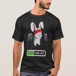 Pasgeborene Rabbit Weightlift Fitness 1 T-shirt