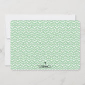 Pasgeborenen fotoplatte kaart (Achterkant)