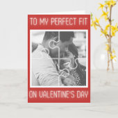 Pasgemaakte Valentijnskaart met Foto Kaart (Gele Bloem)