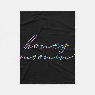 Pasgetrouwde koppels huwelijksreis vakantie honing fleece deken