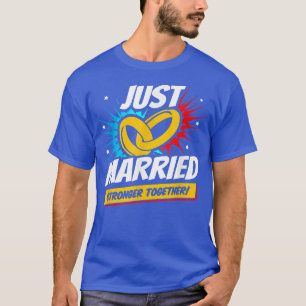 Pasgetrouwden Trouw Huwelijksreis Bruid Bruidego T-shirt