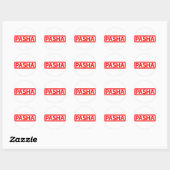 Pasha Stamp Ronde Sticker (Vel)