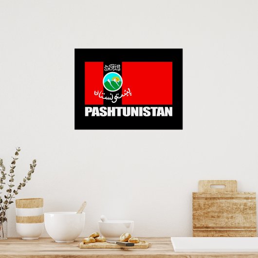 Pashtunistan Poster (Keuken)