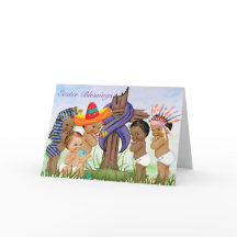 Paskaart met  kinderen