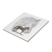 Paso Fino Horse Art Tegeltje (Zijkant)