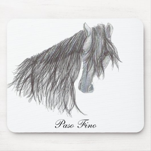 Paso Fino Horse Drawing Muismat (Voorkant)