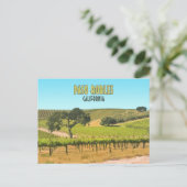 Paso Robles California Vineyard  Briefkaart (Staand voorkant)