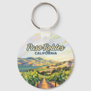Paso Robles California Vineyard Central Coast Sleutelhanger