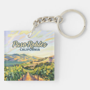 Paso Robles California Vineyard Central Coast Sleutelhanger