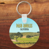 Paso Robles California Vineyard  Sleutelhanger (Voorkant)
