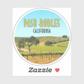 Paso Robles California Vineyard Sticker (Vel)