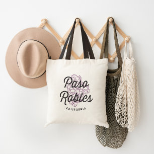 Paso Robles California Wine Country  Logo Tote Bag