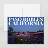 Paso Robles, Californië, Verenigde Staten Briefkaart (Voorkant / Achterkant)