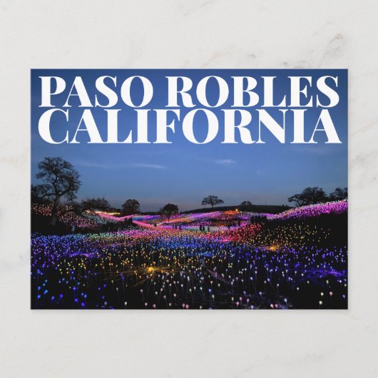 Paso Robles, Californië, Verenigde Staten Briefkaart (Voorkant)