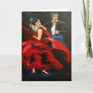 Pasodoble-Wenskaart Kaart