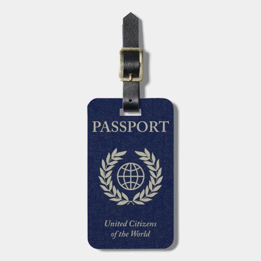 paspoort bagagelabel (Voorkant verticaal)