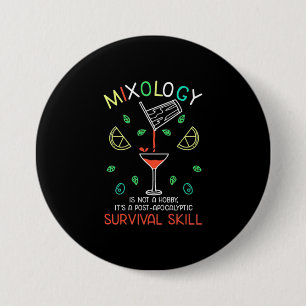 Paspoort Bartender Mixoloog Ronde Button 7,6 Cm