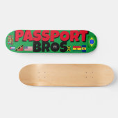 PASPOORT BROS 7 3/4-inch skateboard deck (Horizontaal)
