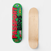 PASPOORT BROS 7 3/4-inch skateboard deck (Voorkant)