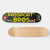 PASPOORT BROS 7 3/4-inch skateboard deck (Horizontaal)