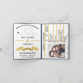 Paspoort Bruiloft Uitnodiging Reizen Geïnspireerd  (Binnen)