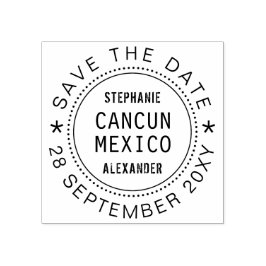 Paspoort Opslaan datum bestemming bruiloft Rubberstempel